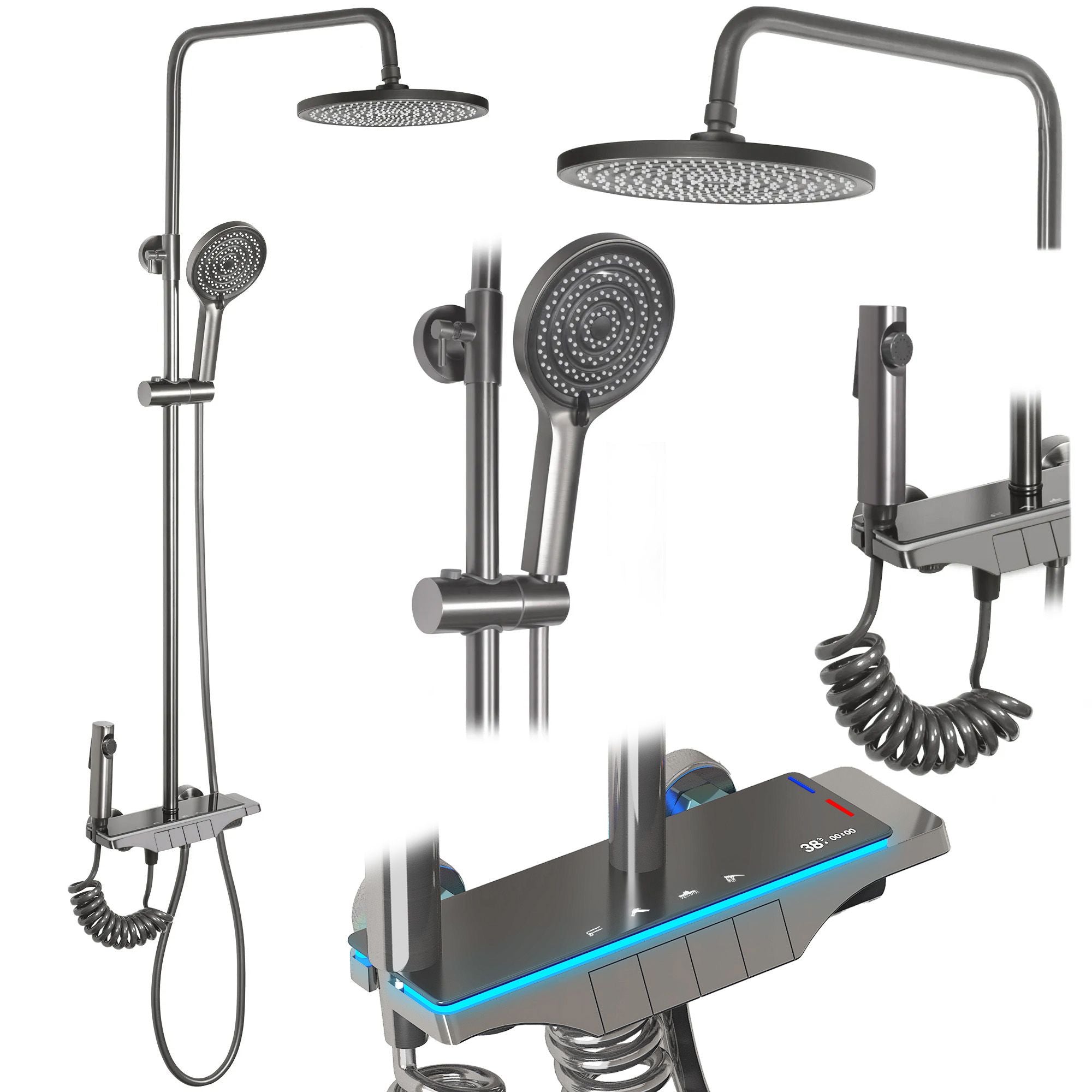 Douche REA Savio LED Titanium