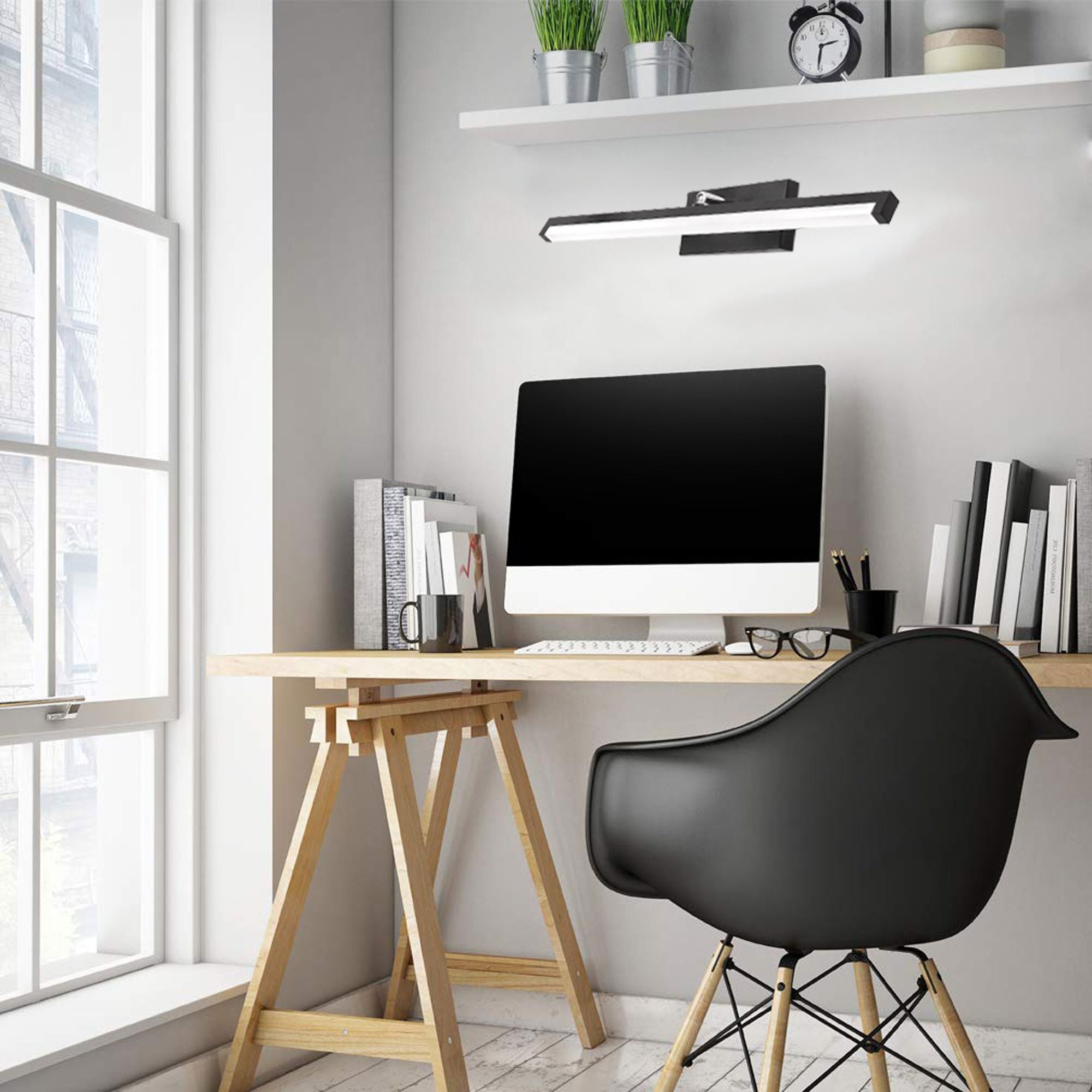 Voor Wandlamp Lampen Azure Led Spiegel 12W 50cm APP373-1W ZPART