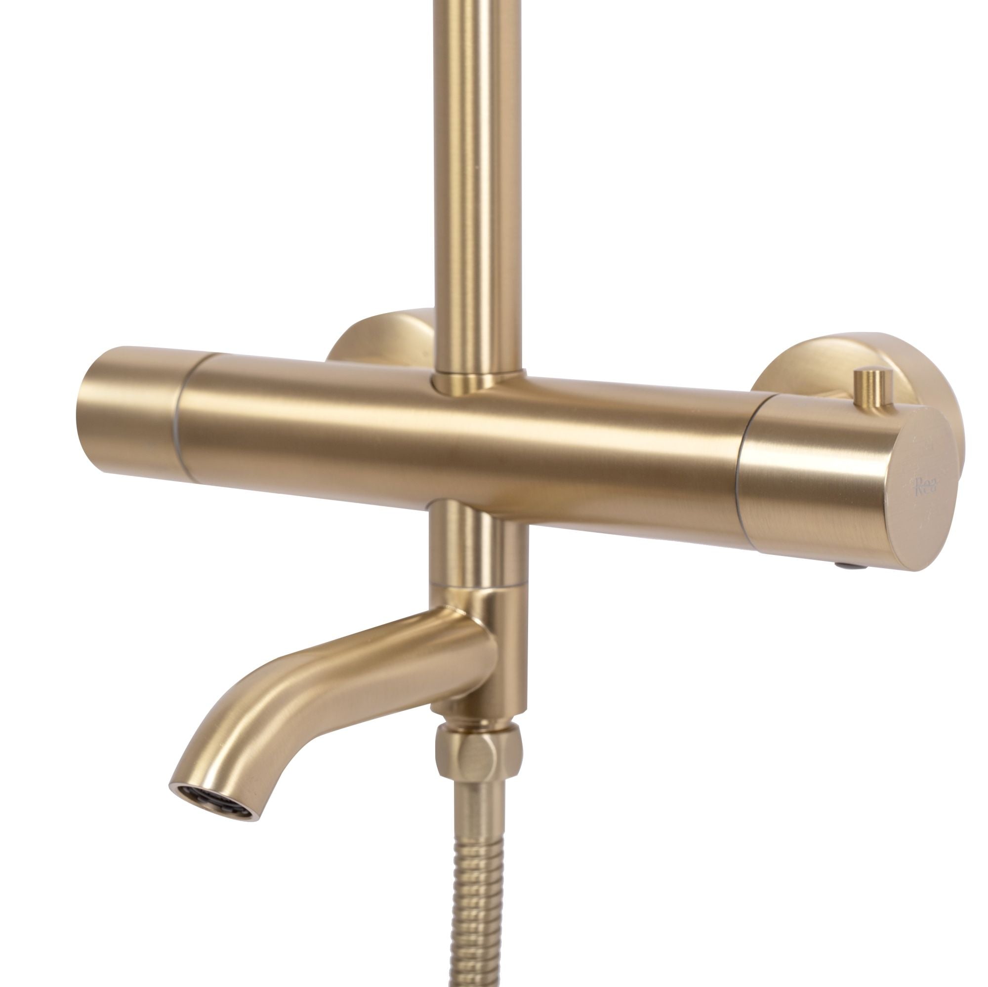 Doucheset REA Lungo Gold Brush Met Thermostaat