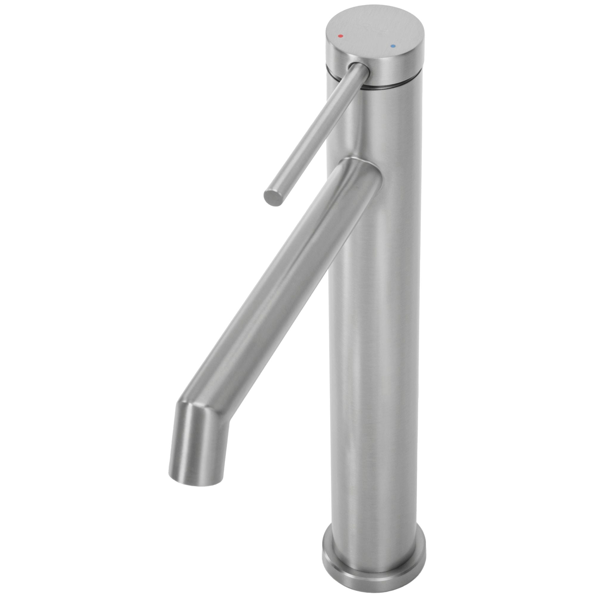 Wastafelkraan Rea Foss Brush Steel High