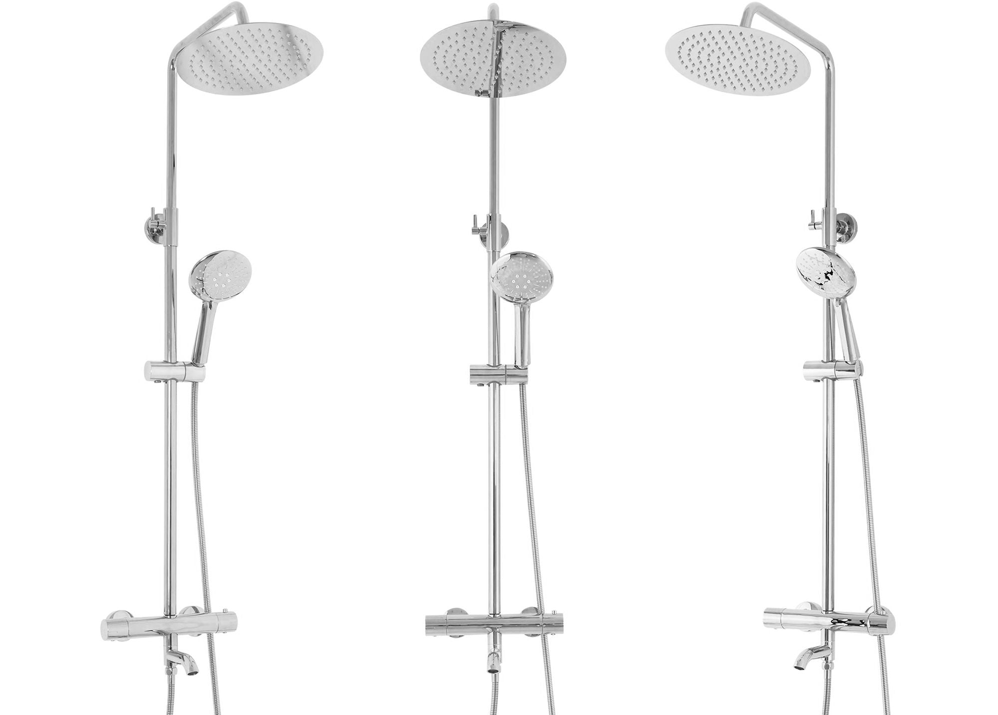 Doucheset REA Lungo Chrom Met Thermostaat