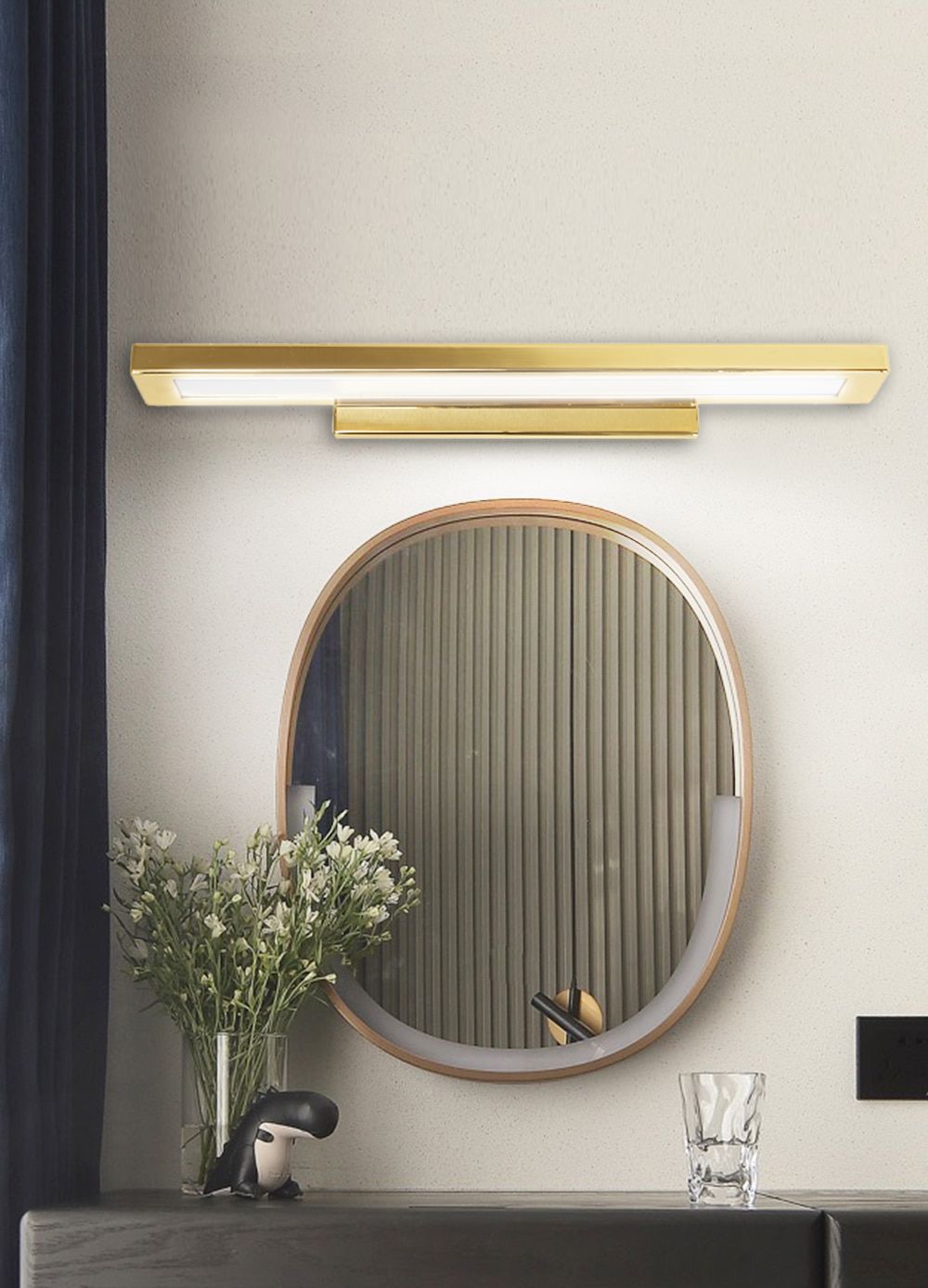 Led Goud 60 cm Wandlamp App837-1W