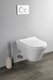Rimless Bidet Toilet Wit Avva 35,5X53Cm Inclusief Kraan Cleanwash