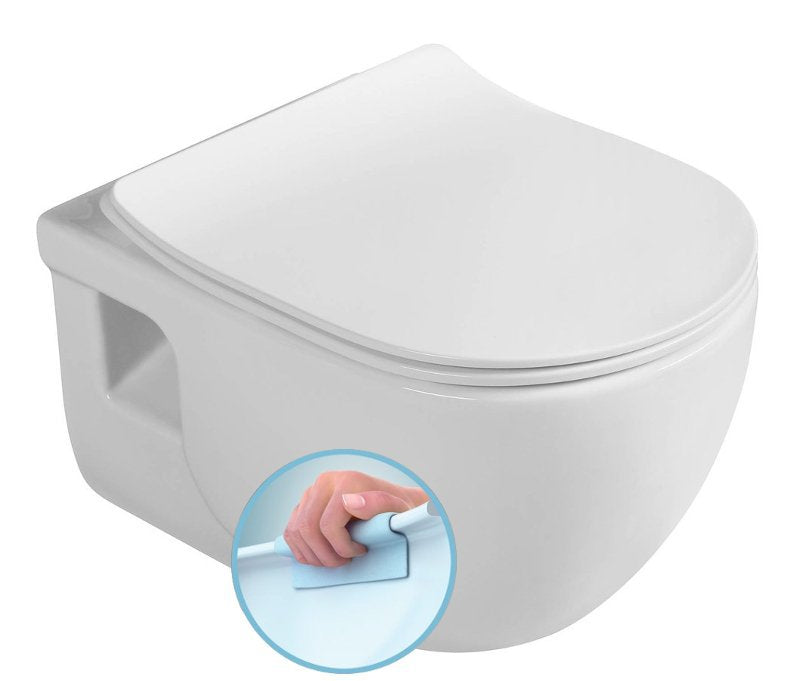 Wandtoilet Brilla 36,5X53Cm Wit Randloos