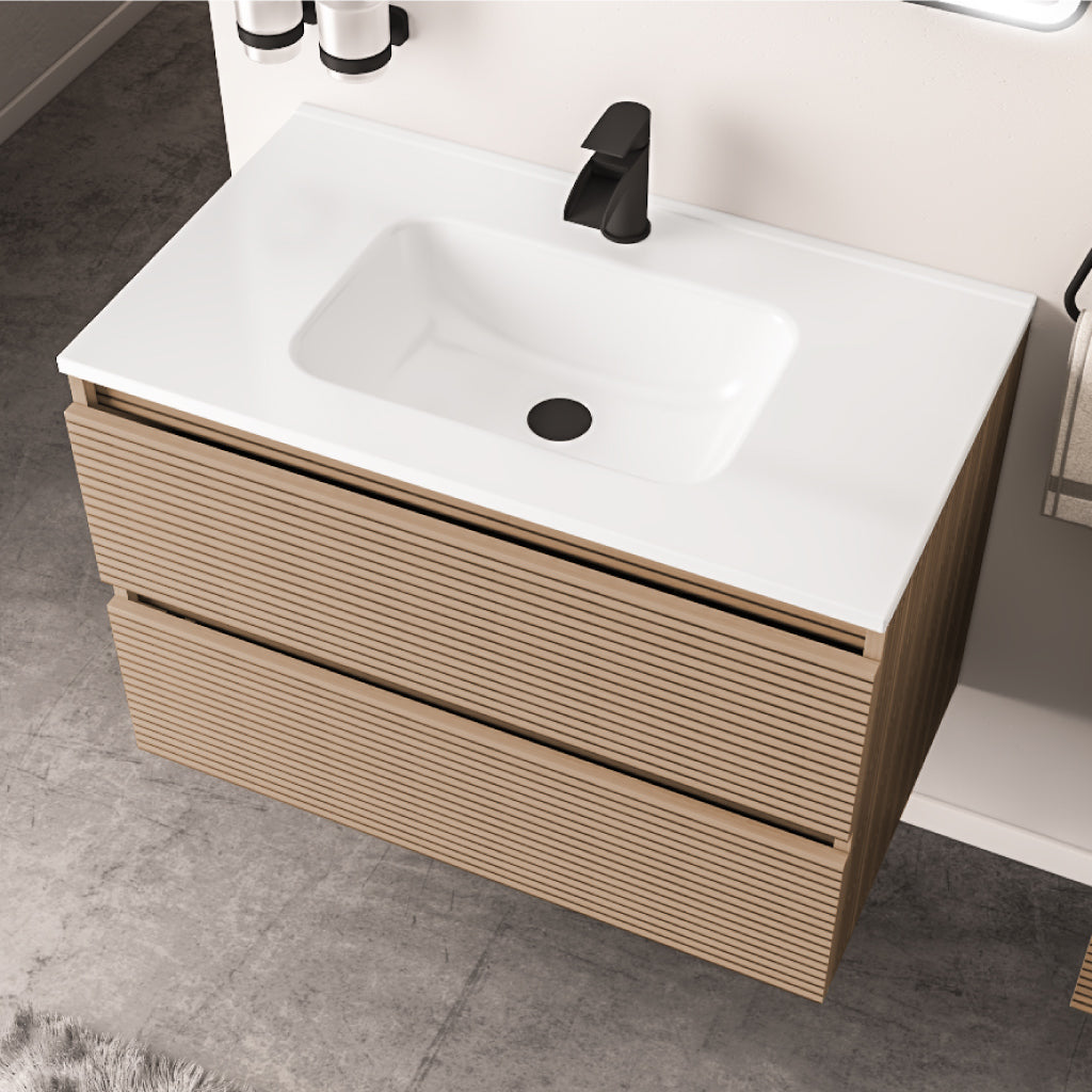Eastbrook Universal Wastafel 60x46 Cm Rond Keramiek Wit