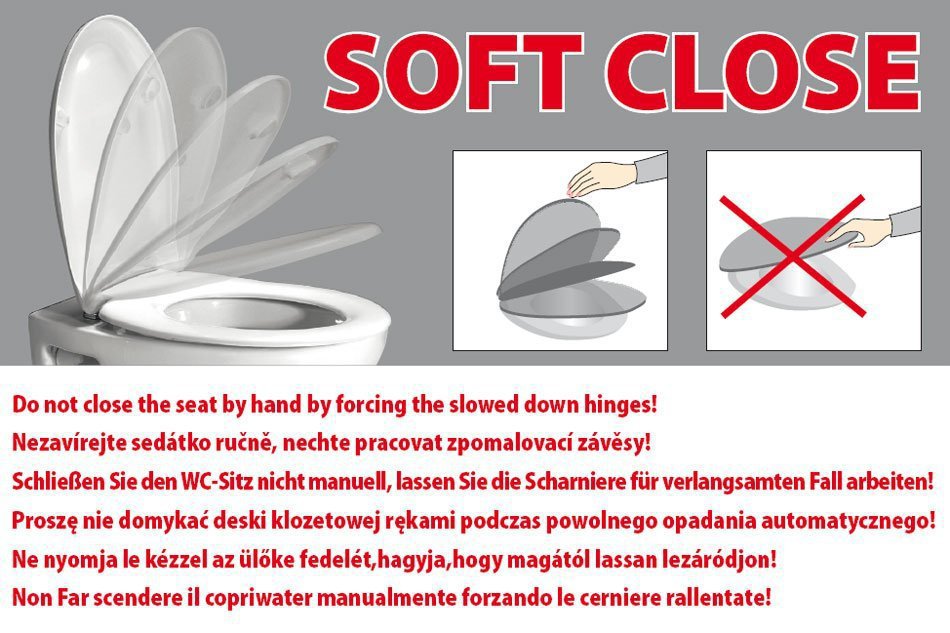 Kerasan Retro Softclose Toiletzitting, Black Matt/Chrome