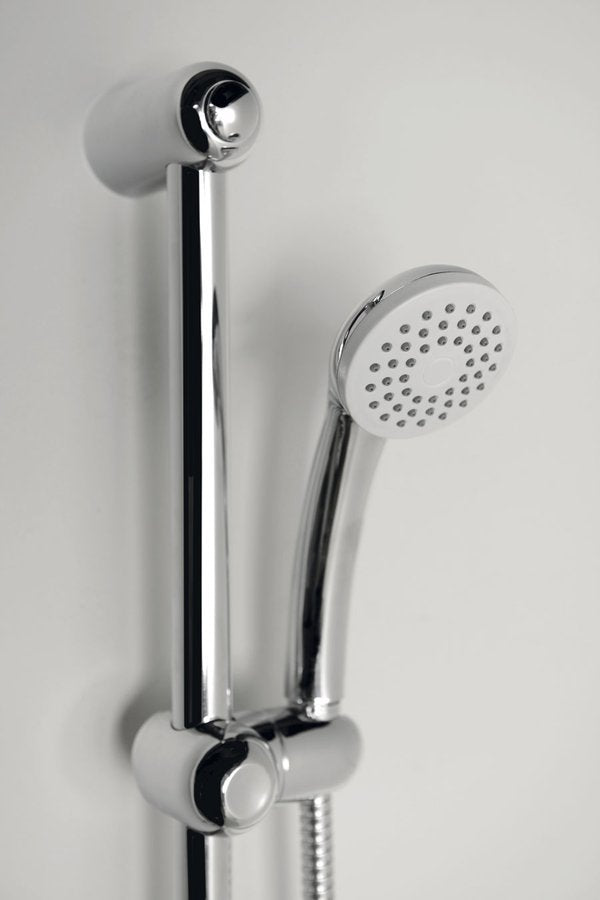 Aqualine Glijstang met Handdoucheset 60 cm Chroom
