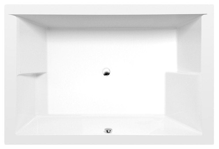 Polysan Dupla Tweepersoons Rechthoekig Ligbad 180x120 cm Wit afbeelding 1