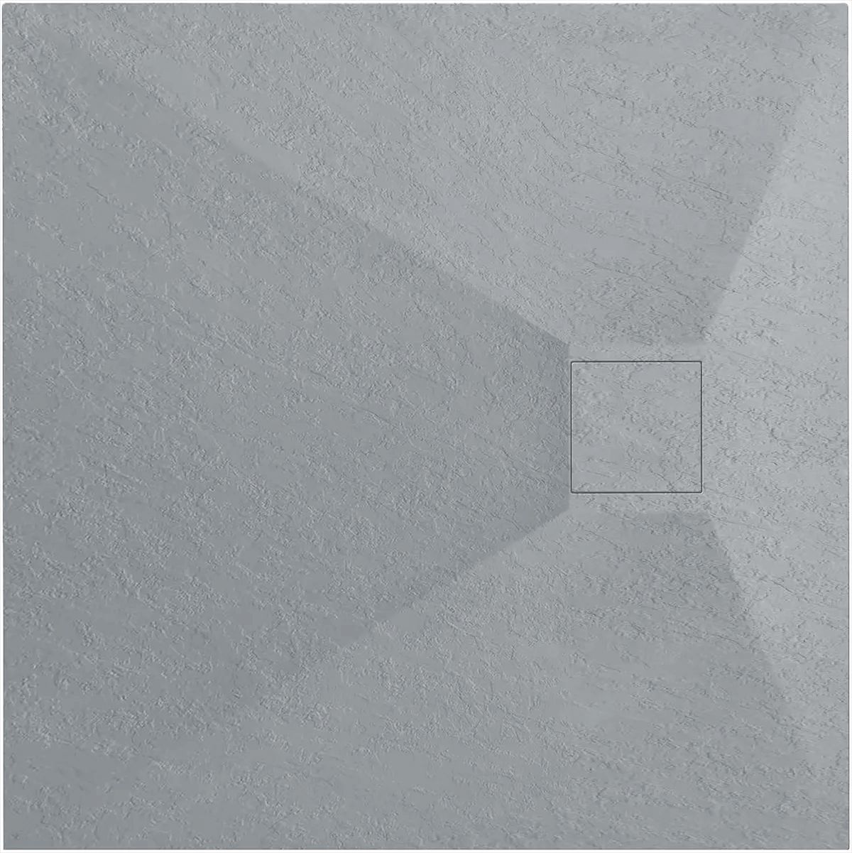 Douchebak Rea Magnum Grijs 90 x 90