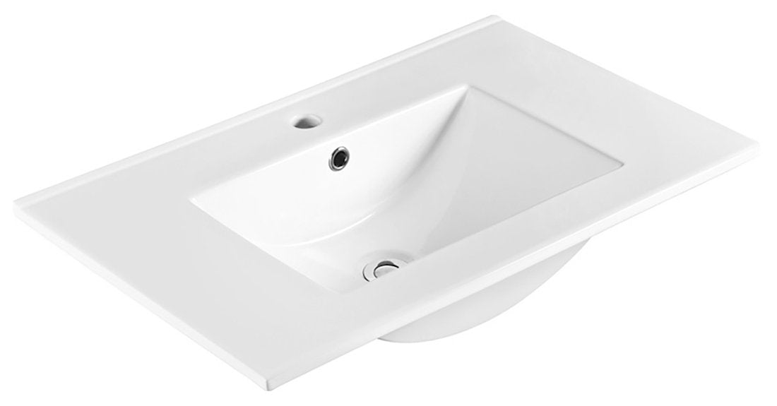 Sapho Slim Keramische Meubel Wastafel 70x46,5cm