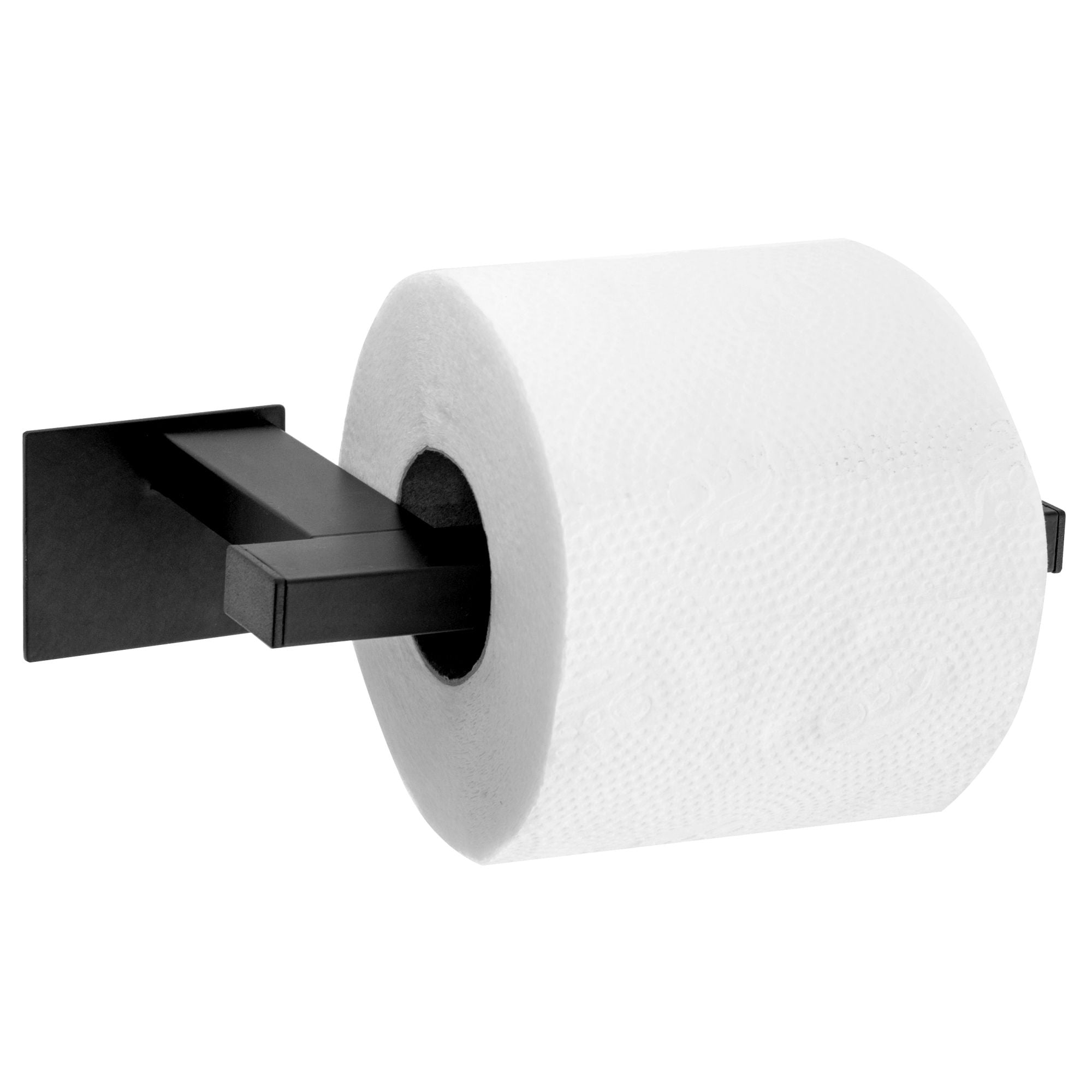 Zwarte mat 392599 Toiletpapierhouder