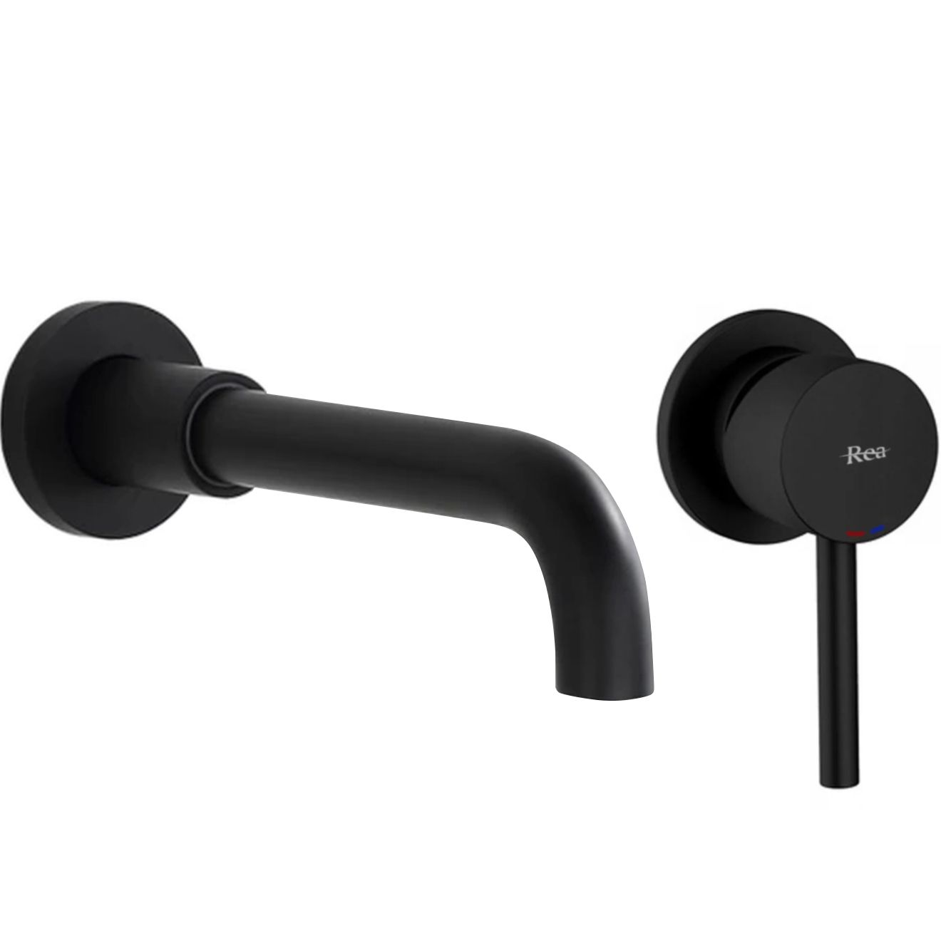 Inbouw wastafelkraan Rea Lungo Long Black + BOX