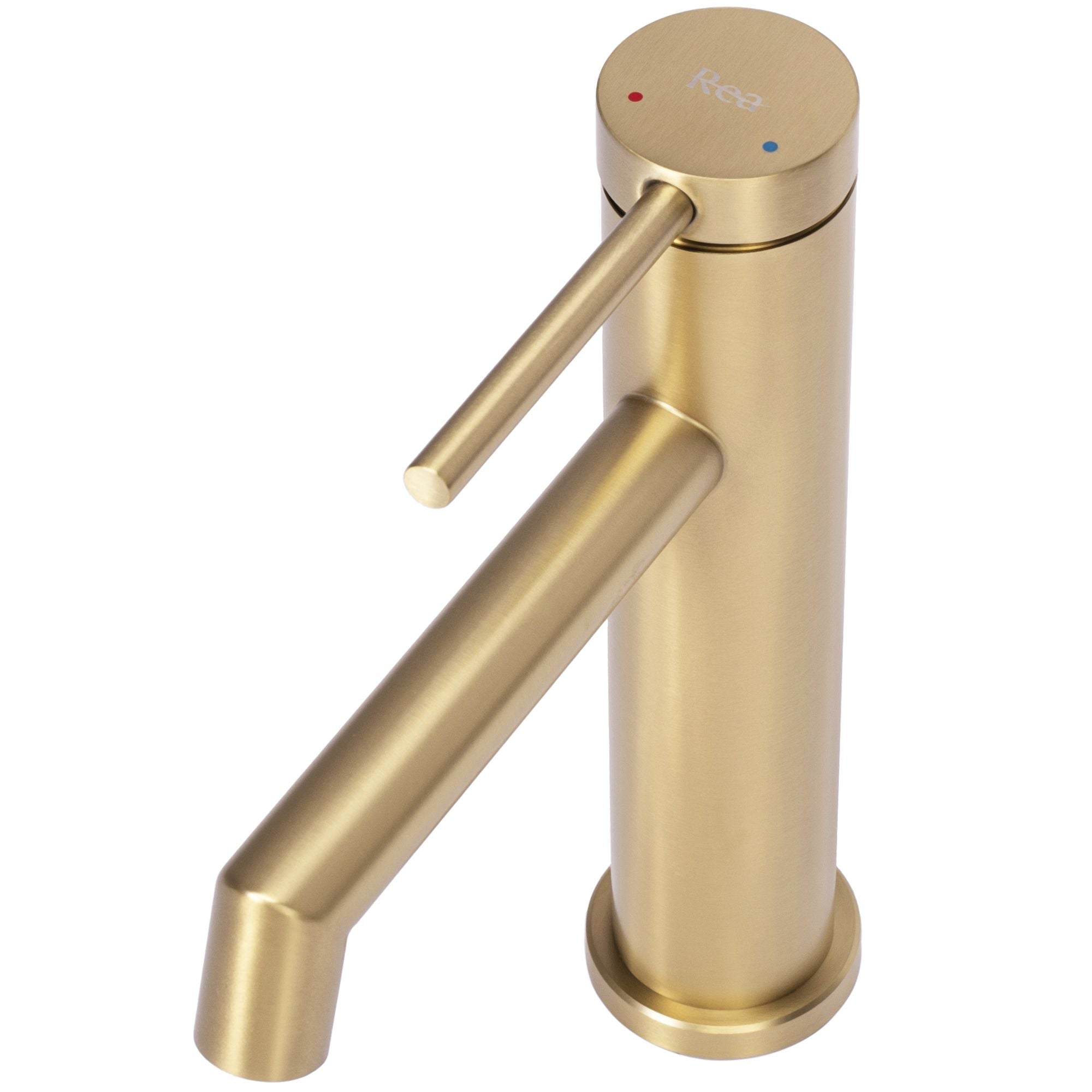 Wastafelkraan Rea Foss Gold Brush Low