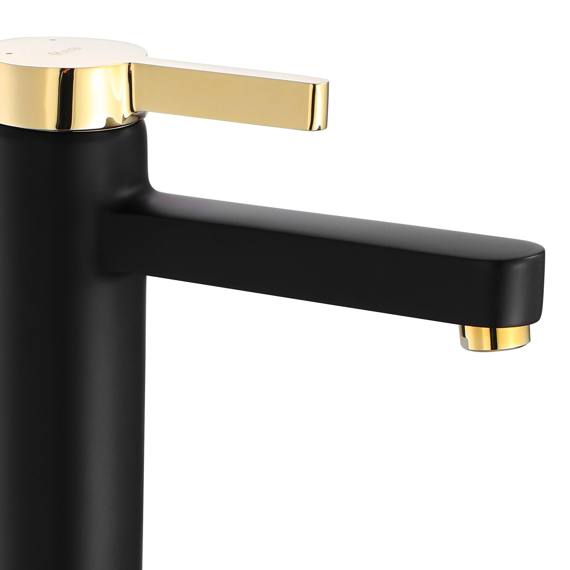 Wastafelkraan Rea Polo Black/Gold High