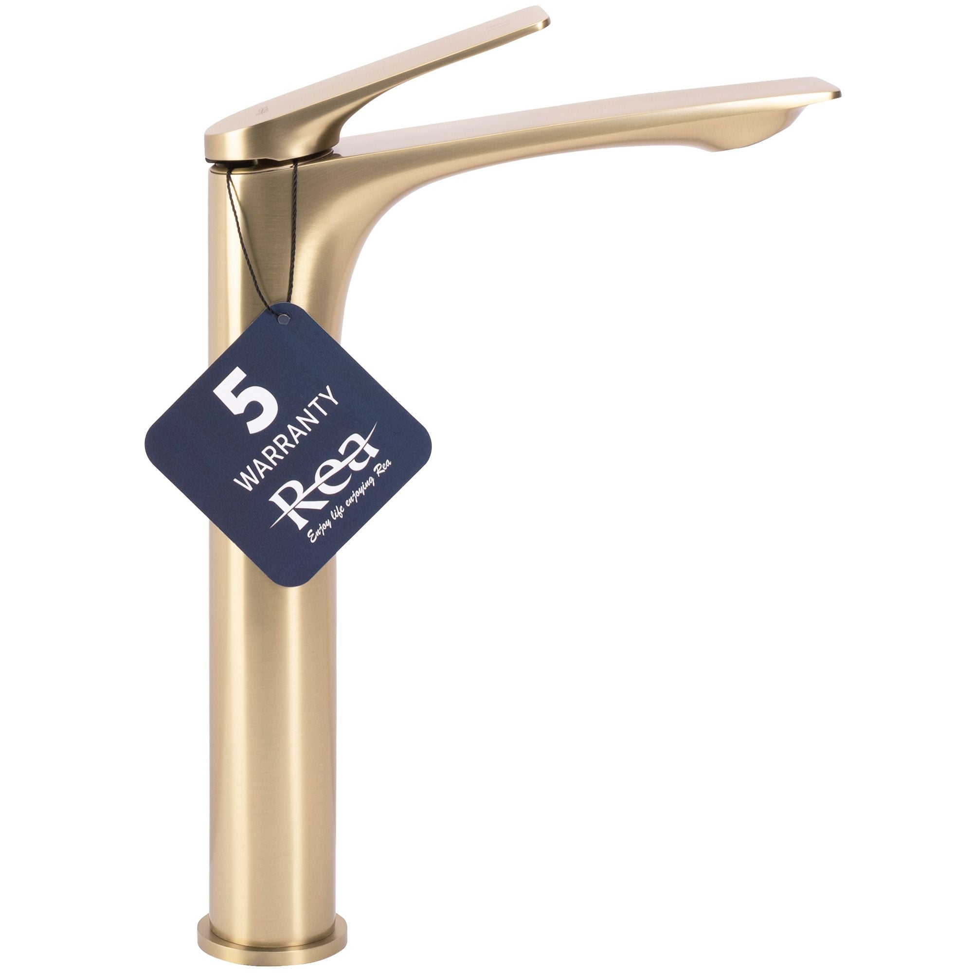 Wastafelkraan Rea Avalon Gold Brush High