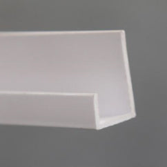 Eastbrook PVC Eindprofiel U Wit