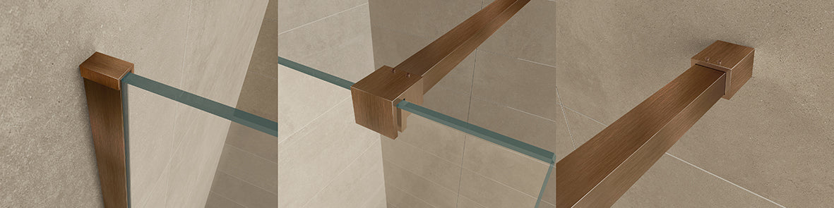 Wiesbaden Profielset Met Stabilisatiestang 120 cm Brons