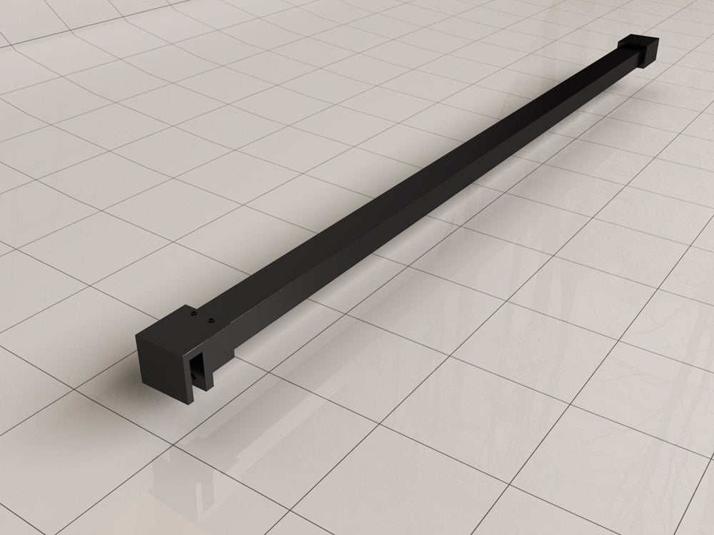 Wiesbaden Slim Stabilisatiestang 120 cm Mat Zwart