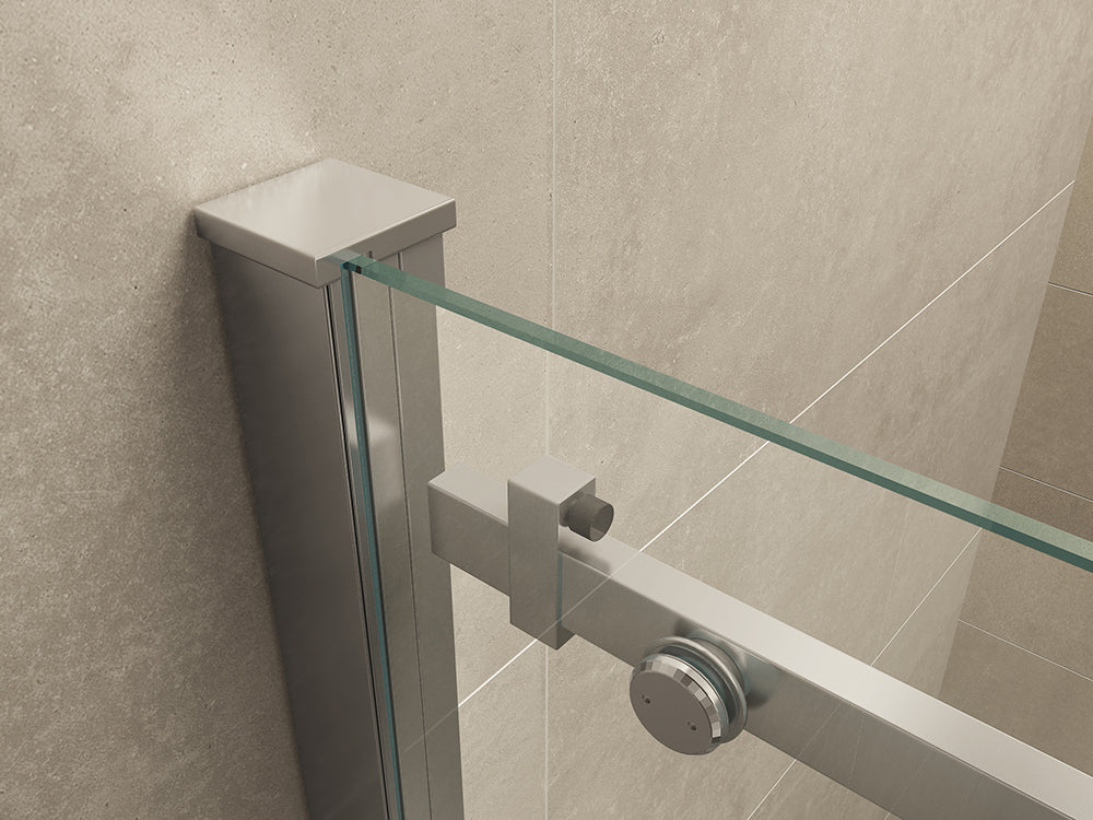 Wiesbaden Slide nis schuifdeur 1100 x 2000 x 8 mm nano helder glas/chroom