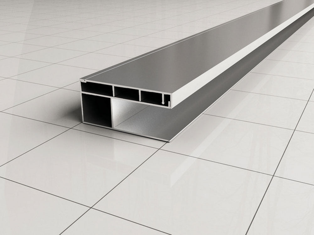 Wiesbaden Verbredingsprofiel aluminium 3 x 202 cm chroom