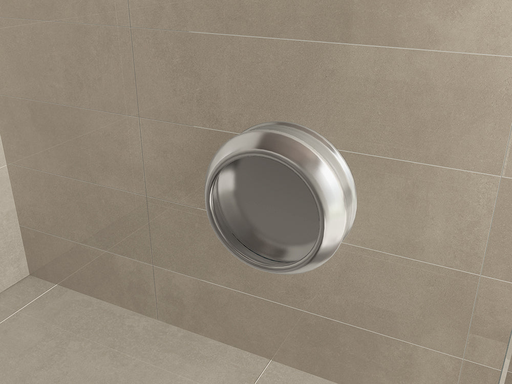 Wiesbaden Rolso verleng inloopdouche 1000 x 2000 x 10 mm helder glas/chroom