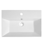 Aqualine Sistema Keramische Wastafel 60 X 42 Cm Wit