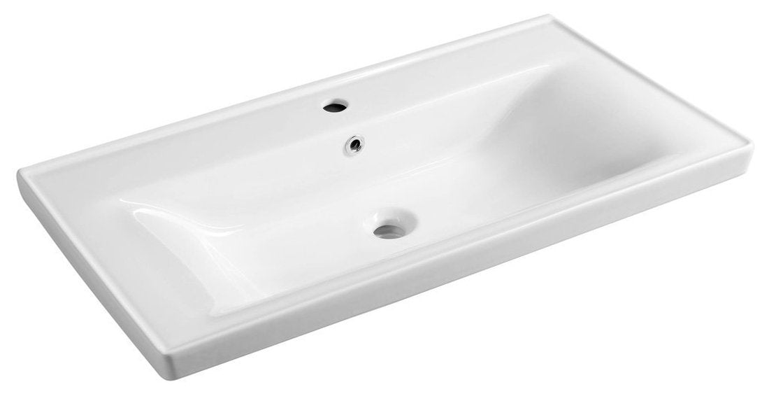 Sava keramische meubelwastafel 90x46 cm Wit