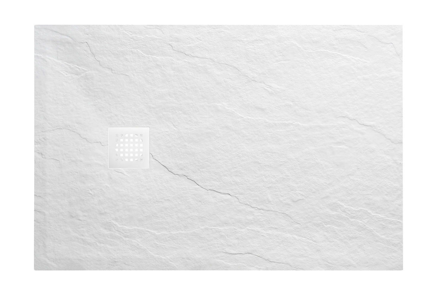 Douchebak Wiesbaden Stonea Wit 90x80 cm — stevige douchebasis