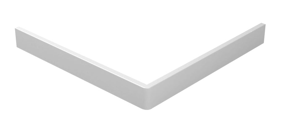 Wiesbaden Voorzetpaneel met poten voor douchebak 90 x 90 x 4 cm glans wit