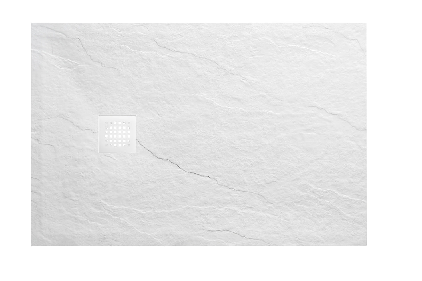 Douchebak Wiesbaden Stonea Wit 160x90 cm — stevige douchebasis