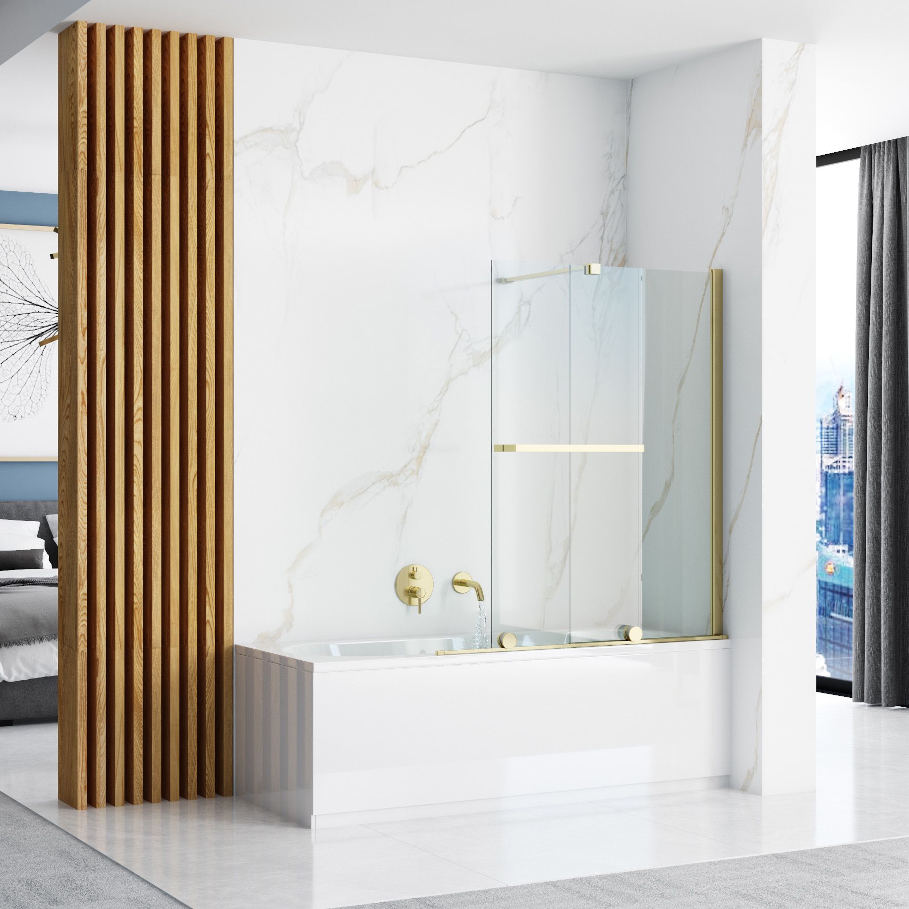 Baf Scherm Rea Fabian Gold 100