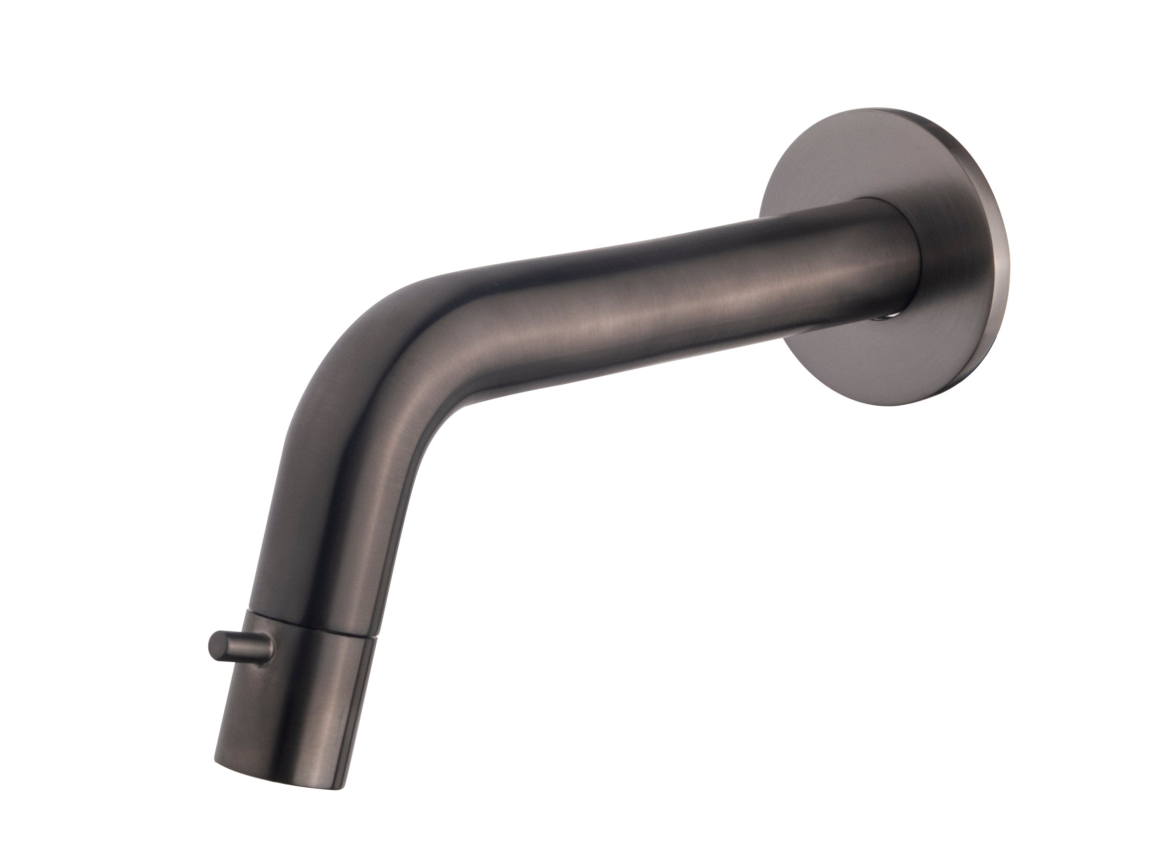 Caral Sophia fonteinkraan inkortbaar met muurbevestiging 1/2" gunmetal PVD – Wiesbaden – Gun Metal – Fonteinkraan | Dealplein