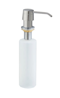 Inbouw zeeppompje geborsteld staal kunststof fles 250ml
