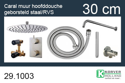 Complete Inbouwthermostaatset Rond Type 204 Gs (30cm)