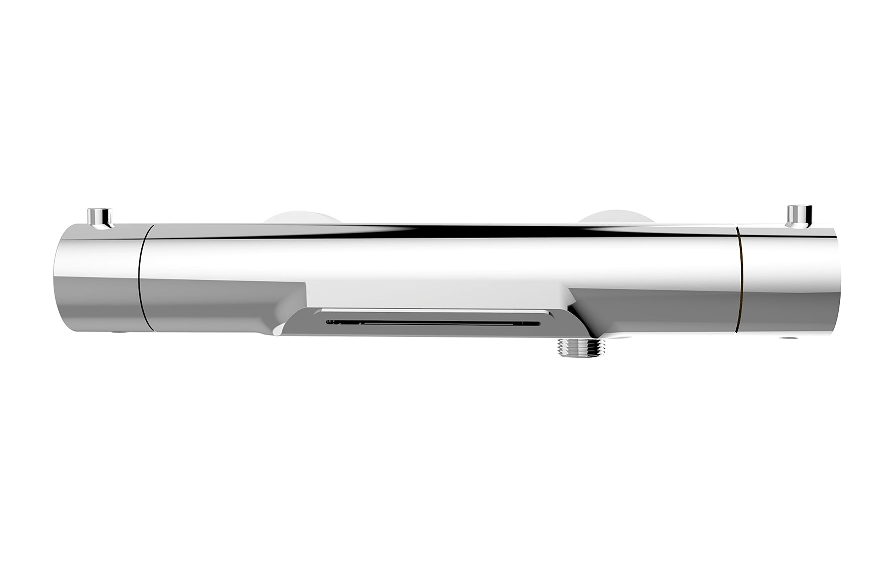 Style thermostatische badmengkraan waterval cooltouch chroom – Wiesbaden – Chroom – Badkraan | Dealplein