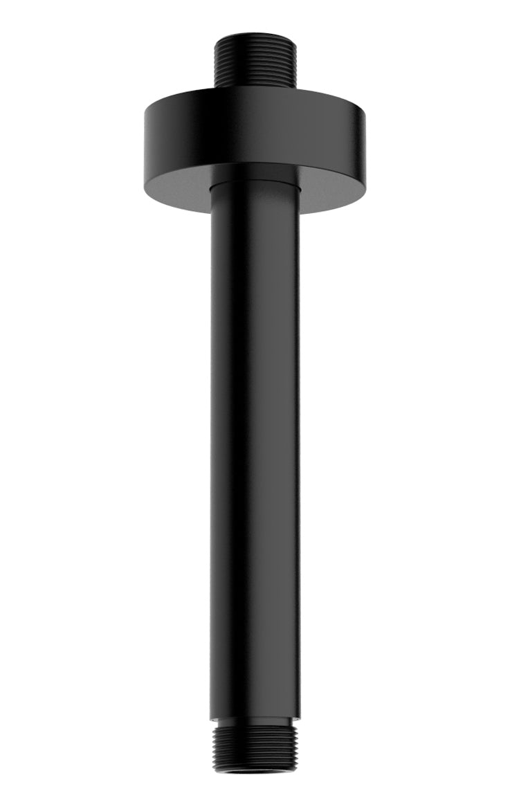 UniMatch douchearm met plafondbevestiging 30 cm mat zwart – Wiesbaden – Mat Zwart – Douchearm | Dealplein