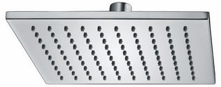 Rombo hoofddouche vierkant 200x8 mm chroom