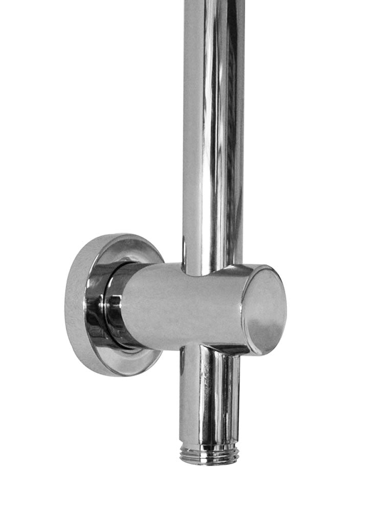 Wiesbaden UniMatch glijstang met wateraansluiting 76,5 cm chroom