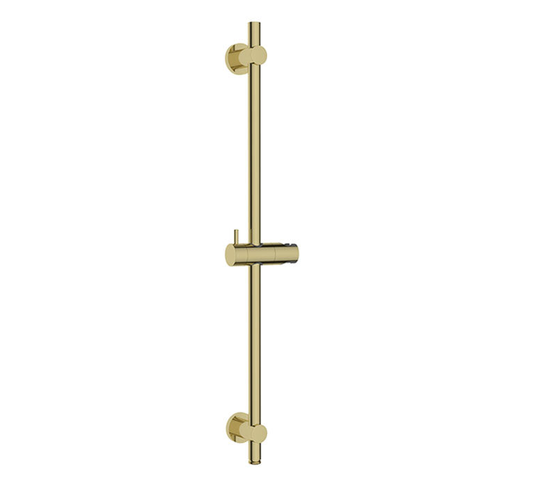 Wiesbaden Glijstang Met Wateraansluiting 76,5 cm Messing PVD