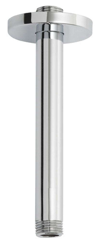 UniMatch douchearm met plafondbevestiging 15 cm chroom – Wiesbaden – Chroom – Douchearm | Dealplein