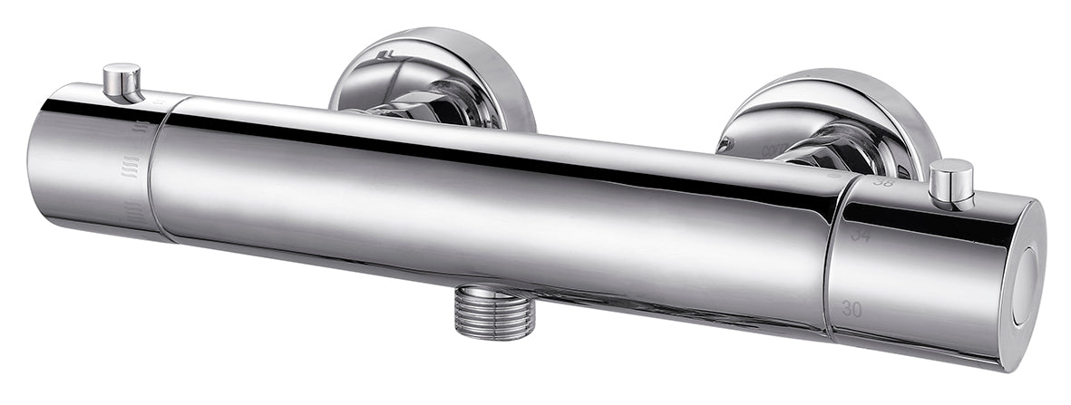 Rio thermostatische douchemengkraan 12 cm chroom – Xellanz – Chroom – Douchekraan | Dealplein