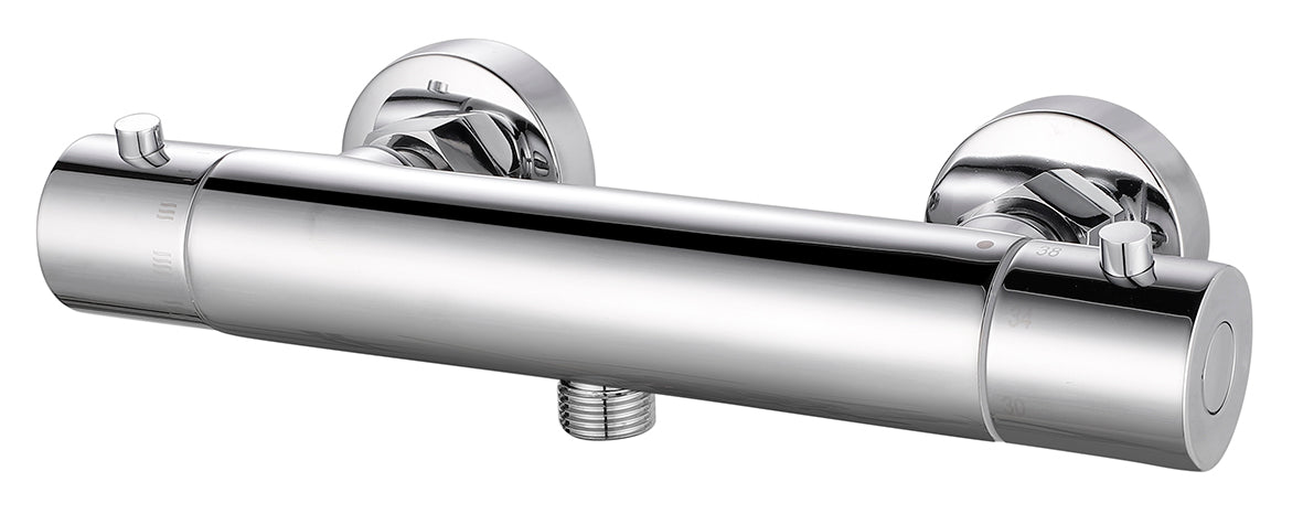 Rio thermostatische douchemengkraan 15 cm chroom