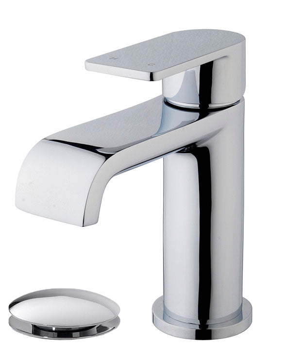Lima wastafelkraan met clickwaste chroom – Xellanz – Chroom – Wastafelkraan | Dealplein