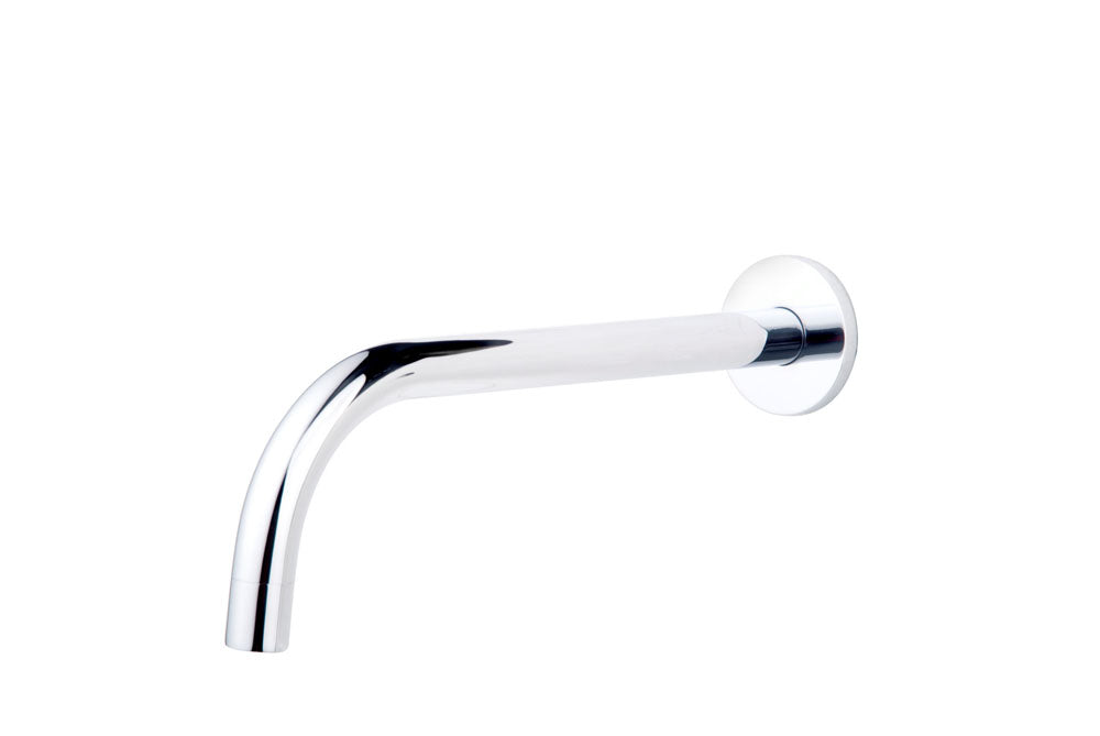 Slim 18mm uitloop rond 25cm 1/2" chroom – Wiesbaden – Chroom – Inbouw Wastafelkraan | Dealplein