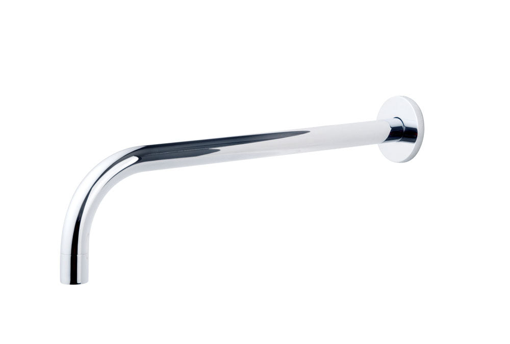 Slim 18mm uitloop rond 30cm 1/2'' chroom – Wiesbaden – Chroom – Inbouw Wastafelkraan | Dealplein
