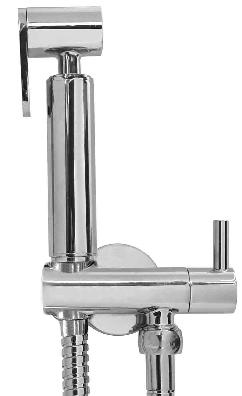 Tivaro bidetset met handdouche en doucheslang chroom – Wiesbaden – Chroom – Bidetkraan | Dealplein
