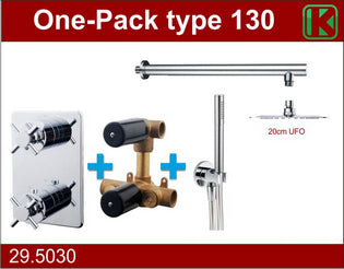 Complete Inbouwthermost.set Type 130 Chr (20cm Ufo)