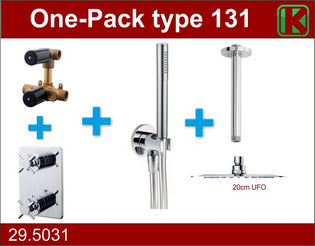 Complete Inbouwthermost.set Type 131 Chr (20cm Ufo)