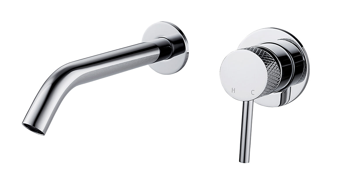 Ribbd eenhendel wastafelkraan inbouw compleet chroom – Wiesbaden – Chroom – Inbouw Wastafelkraan | Dealplein