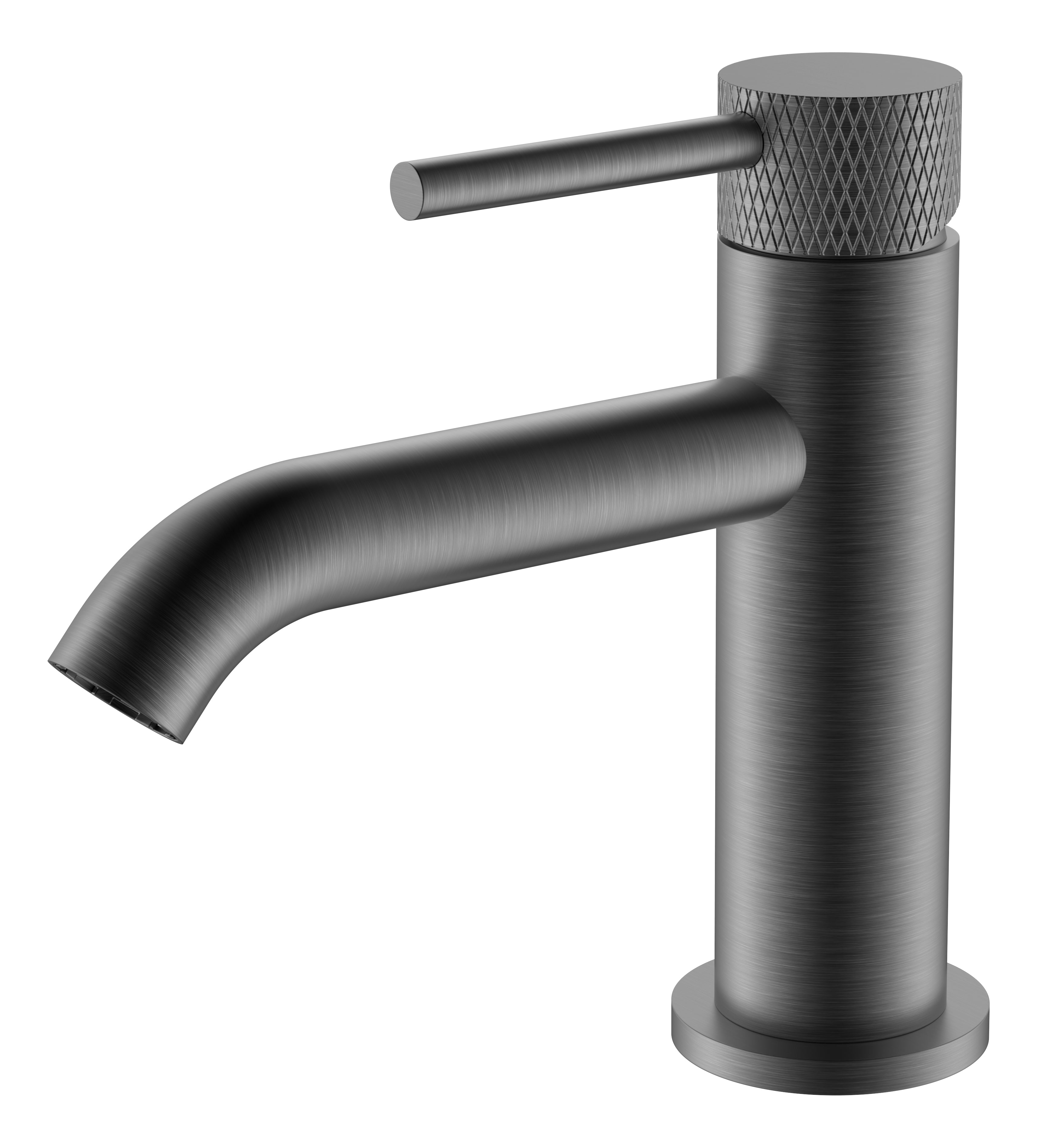 Wiesbaden Ribbd fonteinkraan 1/2" gunmetal PVD